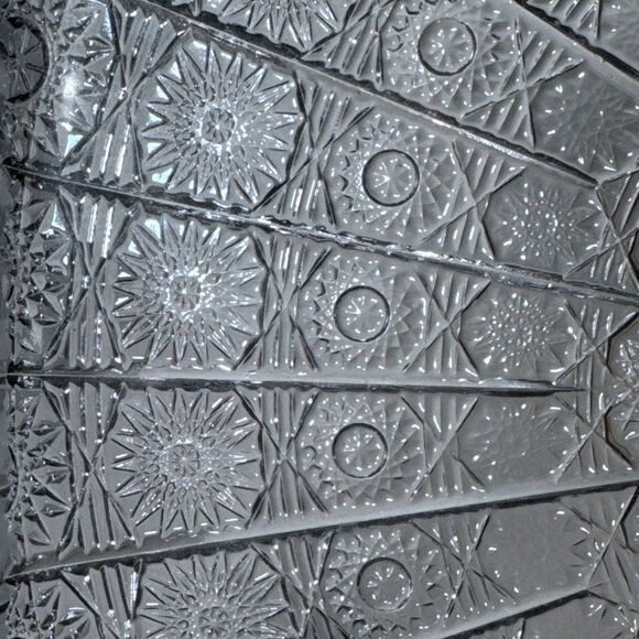 Heavy Glass Gray Tinted Oblong Tray Cut Glass Styling 7”x14” - Picture 7 of 8